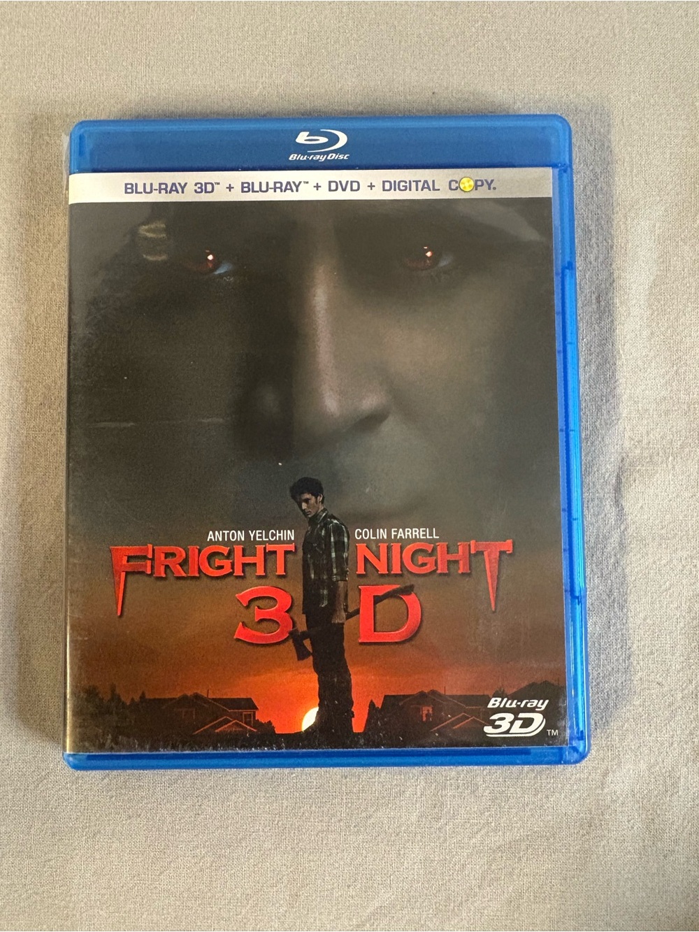 Fright Night 3D Blu-ray Movie DVD and Digital Copies